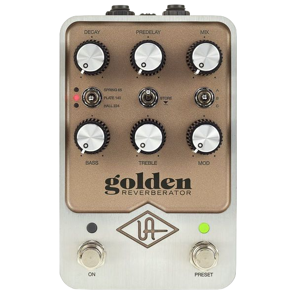 UAFX Golden Reverberator Stereo Effects Pedal