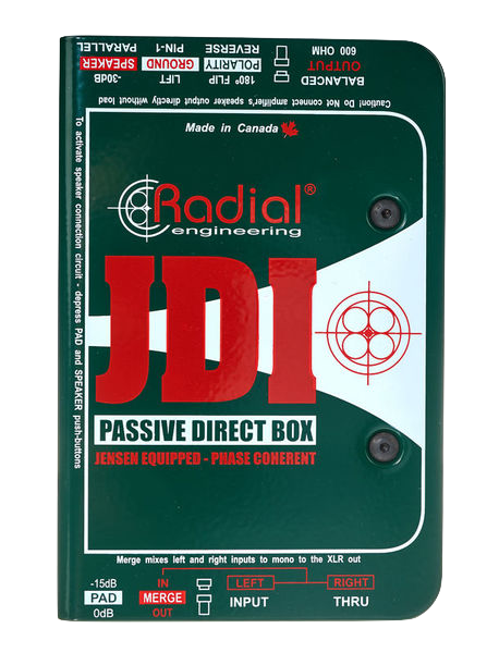 Radial Engineering JDI Premium Passive mono DI box