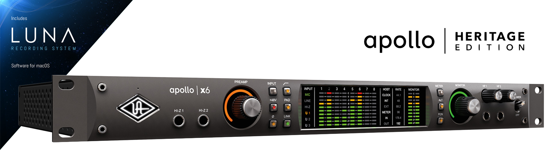Universal Audio Apollo x6 - Heritage Edition Universal Audio Apollo x6 - Heritage Edition