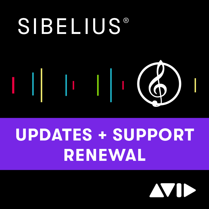 Sibelius Artist 1-Year Software Updates + Support Plan RENEWAL