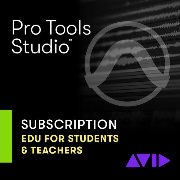 Avid | Pro Tools Studio 1-Year Subscription RENEWAL Education Pricing