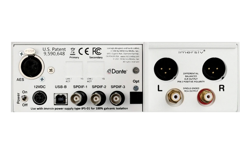 Imersiv D-1 DAC Stereo Multi-path HDR-A D-to-A Converter