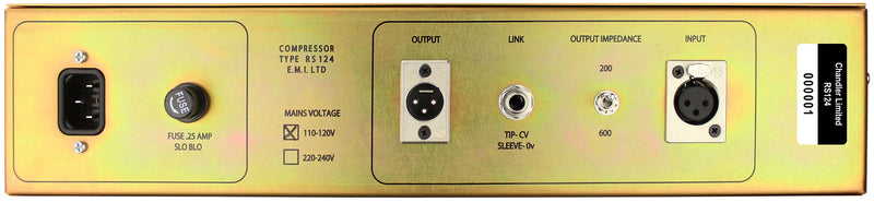 Chandler Limited RS-124 Mastering pair. Stepped Input and Output controls .