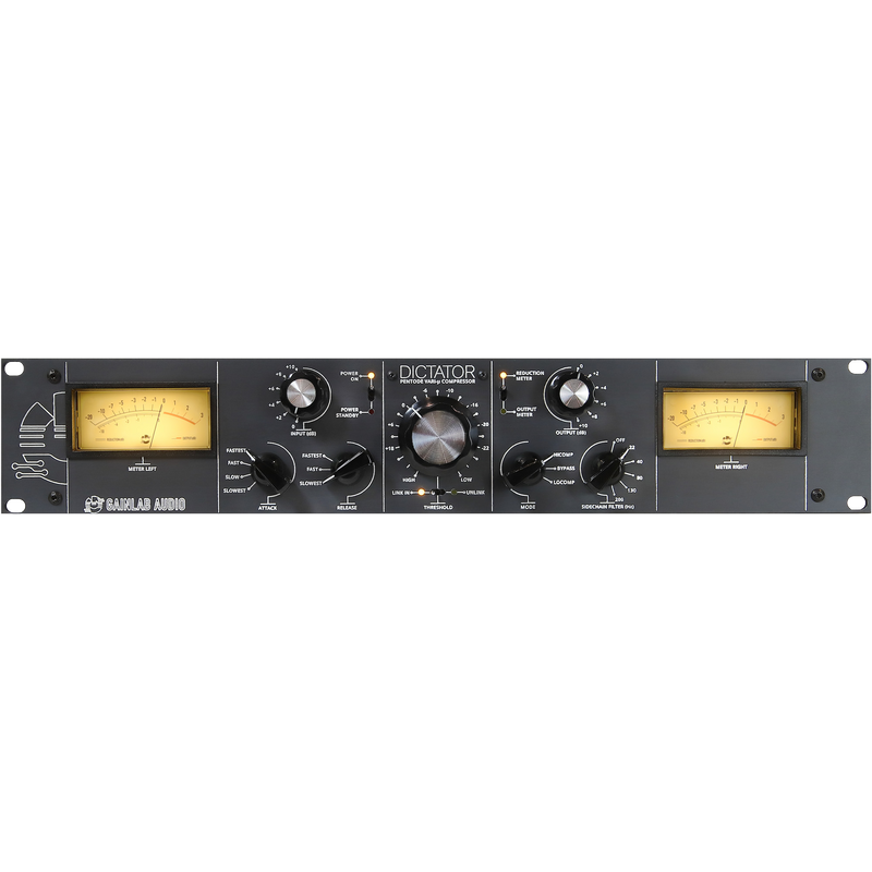 Gainlab Audio DICTATOR Stereo Pentode Vari-μ Compressor Graphite Limited Edition