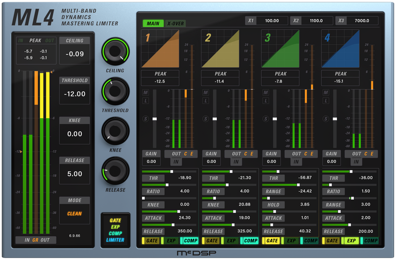 McDSP MC4000 Mastering Limiter Native V7