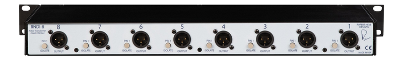 Rupert Neve Designs RNDI-8 Ch Active Transformer Direct Interface