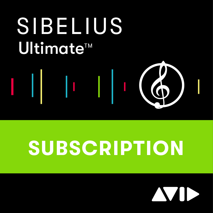 Avid | Sibelius Ultimate 1-Year EDU Subscription Student/Teacher NEW