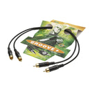 Sommer Rca patch cable 2,5m, black, unbalanced SC-Onyx, 1 x 0,25 mm² | RCA / RCA, HICON