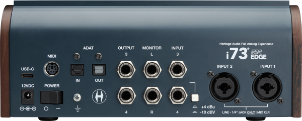 Heritage Audio i73 PRO EDGE USB C Interface