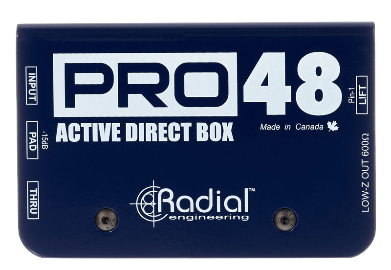 Radial Engineering Pro48 active mono DI box