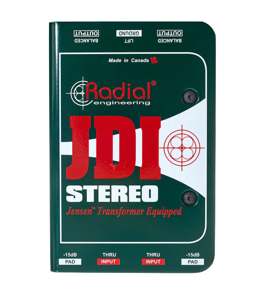 Radial Engineering JDI Premium Passive Stereo DI box