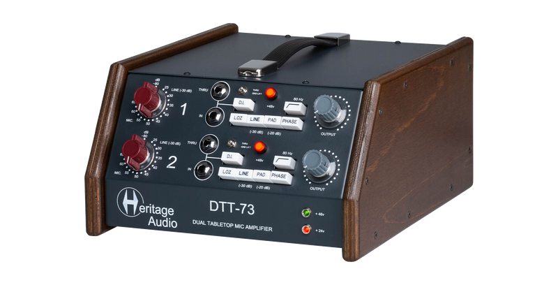 Heritage Audio Stereo Mic Preamp DI in Tabletop Format