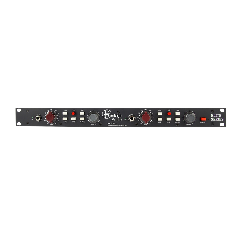 Heritage Audio HA-73X2 Dual Mic Preamp Elite Series