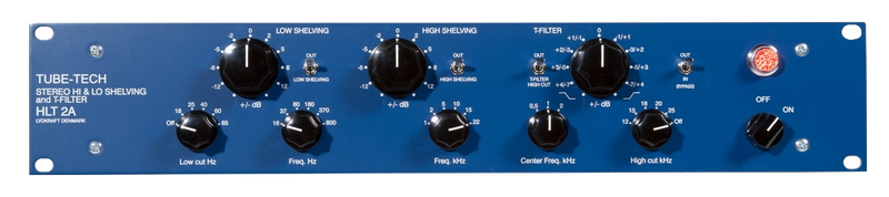 Tube-Tech Stereo HLT-2A Hi & Lo shelving & T-filter equalizer.