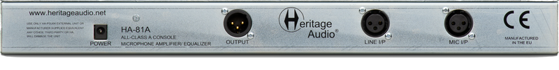 Heritage Audio HA-81A