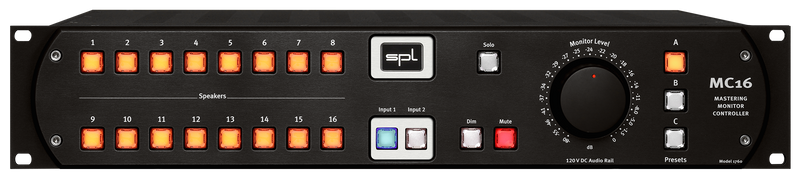 SPL MC16 Mastering Monitor Controller Black