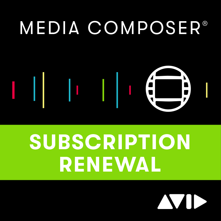 Media Composer 1 Year Subscription (Legacy) RENEWAL