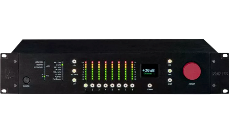 Rupert Neve Designs RMP-D8 8-Channel Class-A Remote Control Dante Mic Pre