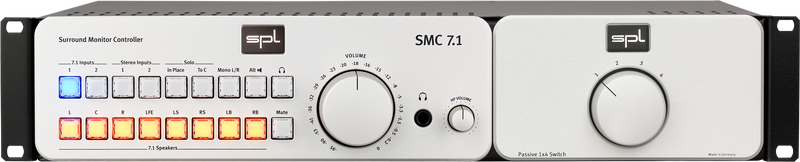 SPL SMC 7.1 + Expansion Rack Silver