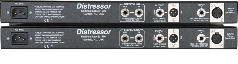 Empirical Labs Distressor Distressor Stereo Pair. British Mod- & Image Link-options