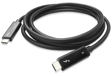 Sonnet Cable, Thunderbolt 3, 0.7m, 40Gb, Black, 100W
