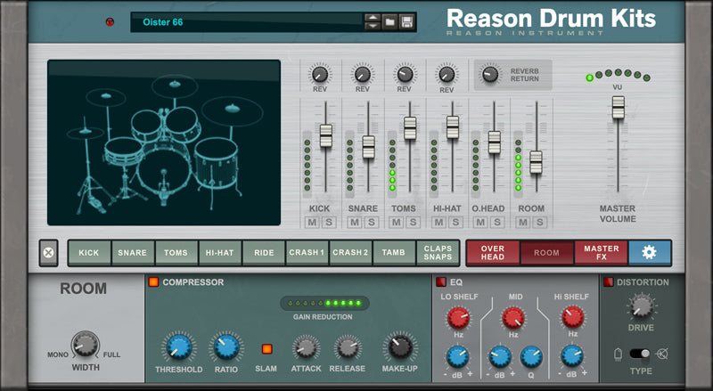 Reason Studios Reason Drum Kits